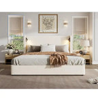 - Cassie Upholstered Bed Frame with Reading Lamp & USB Port