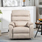 Poltrona reclinabile a due motori, versione deluxe, lunghezza 190 cm, 100% poliestere, massaggio/riscaldamento, facile da montare