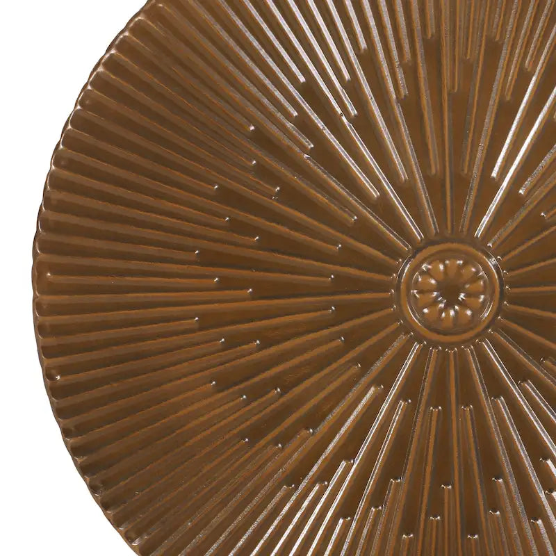 Tavolini in ferro Sunburst (set da 2)