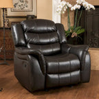 Hawthorne PU Leather Glider Recliner Chair by 