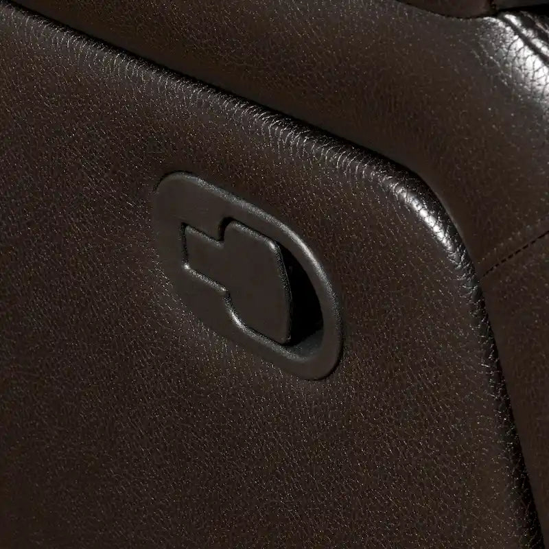 Poltrona reclinabile girevole in pelle PU