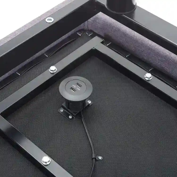 Base per letto regolabile antidolore, elettrica con massaggio a inclinazione testa e piedi a 3 velocità, telecomando wireless, caricabatterie porte USB