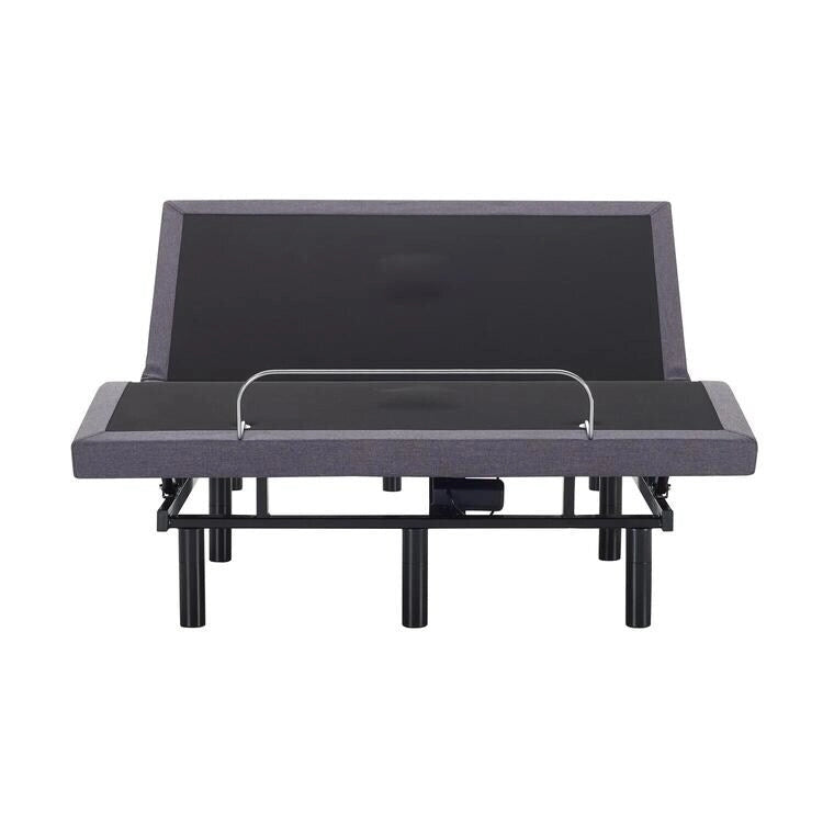 Base per letto regolabile antidolore, elettrica con massaggio a inclinazione testa e piedi a 3 velocità, telecomando wireless, caricabatterie porte USB