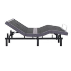 Base per letto regolabile antidolore, elettrica con massaggio a inclinazione testa e piedi a 3 velocità, telecomando wireless, caricabatterie porte USB