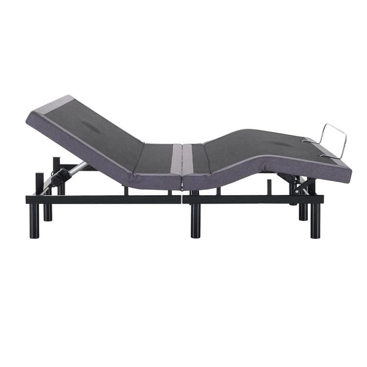 Base per letto regolabile antidolore, elettrica con massaggio a inclinazione testa e piedi a 3 velocità, telecomando wireless, caricabatterie porte USB