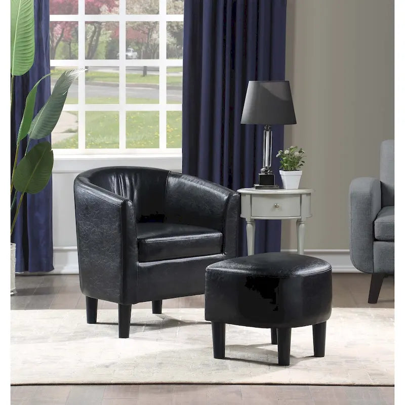 Poltrona e pouf Churchill Take a Seat