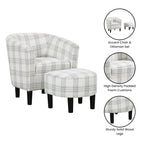 Poltrona e pouf Churchill Take a Seat