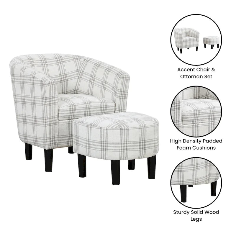 Poltrona e pouf Churchill Take a Seat
