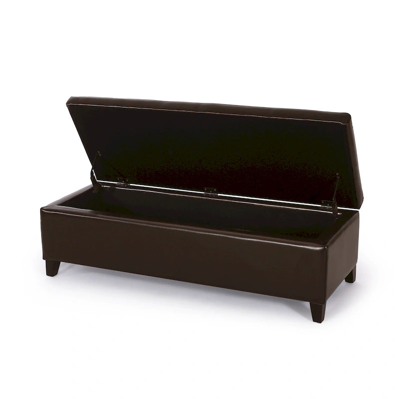 Panca Pouf Contenitore in Similpelle