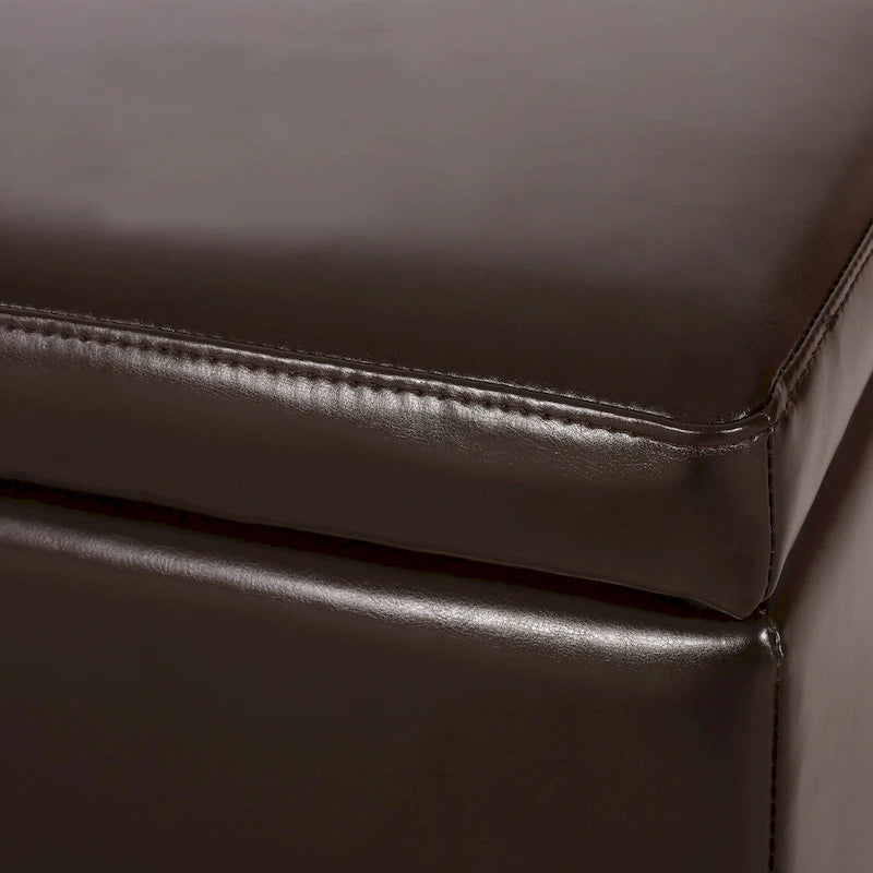 Panca Pouf Contenitore in Similpelle