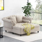 Chaise longue matrimoniale capitonné - 62,50 L x 58,50 P x 34,00 H