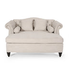 Chaise longue matrimoniale capitonné - 62,50 L x 58,50 P x 34,00 H