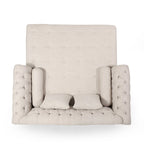 Chaise longue matrimoniale capitonné - 62,50 L x 58,50 P x 34,00 H