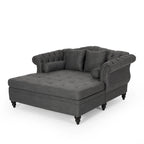 Chaise longue matrimoniale capitonné - 62,50 L x 58,50 P x 34,00 H