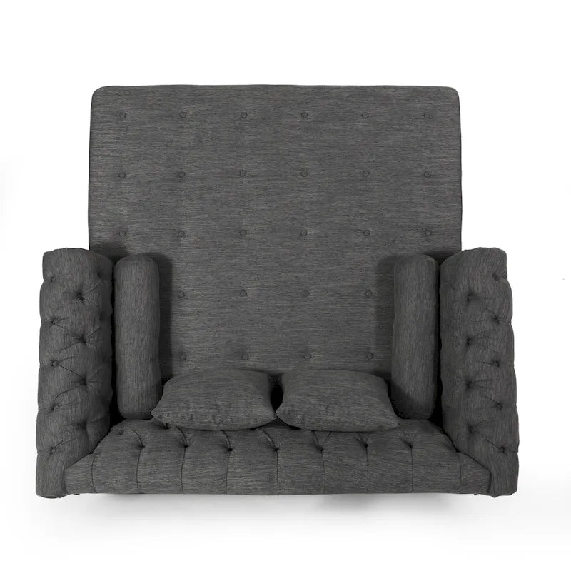 Chaise longue matrimoniale capitonné - 62,50 L x 58,50 P x 34,00 H