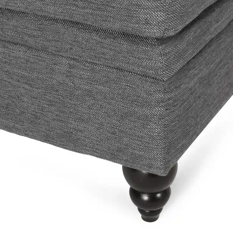 Chaise longue matrimoniale capitonné - 62,50 L x 58,50 P x 34,00 H