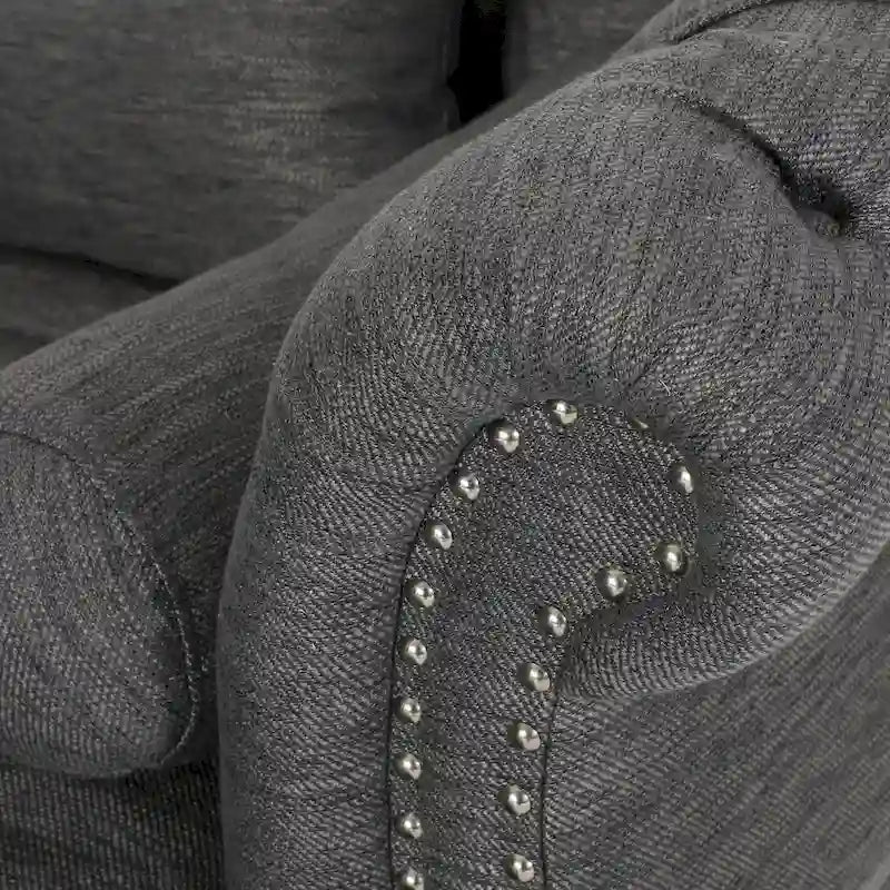 Chaise longue matrimoniale capitonné - 62,50 L x 58,50 P x 34,00 H