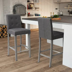 Sgabello imbottito da bar, altezza bancone, 79 cm