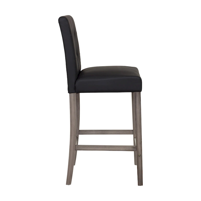 Sgabello imbottito da bar, altezza bancone, 79 cm