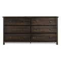 Cassettiera a 6 cassetti in legno massello, stile Shaker