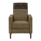Poltrona reclinabile push-back bicolore