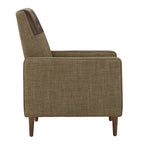 Poltrona reclinabile push-back bicolore