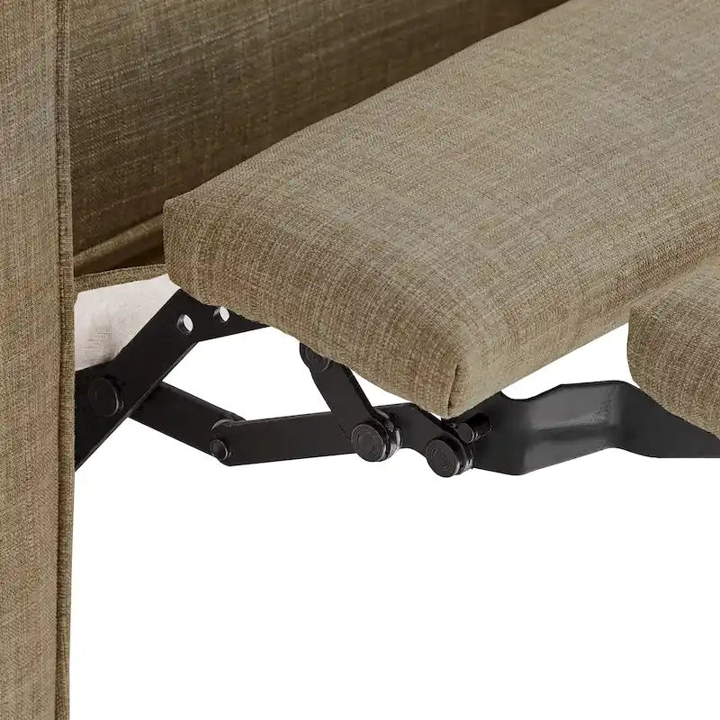 Poltrona reclinabile push-back bicolore