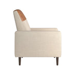 Poltrona reclinabile push-back bicolore
