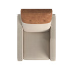 Poltrona reclinabile push-back bicolore