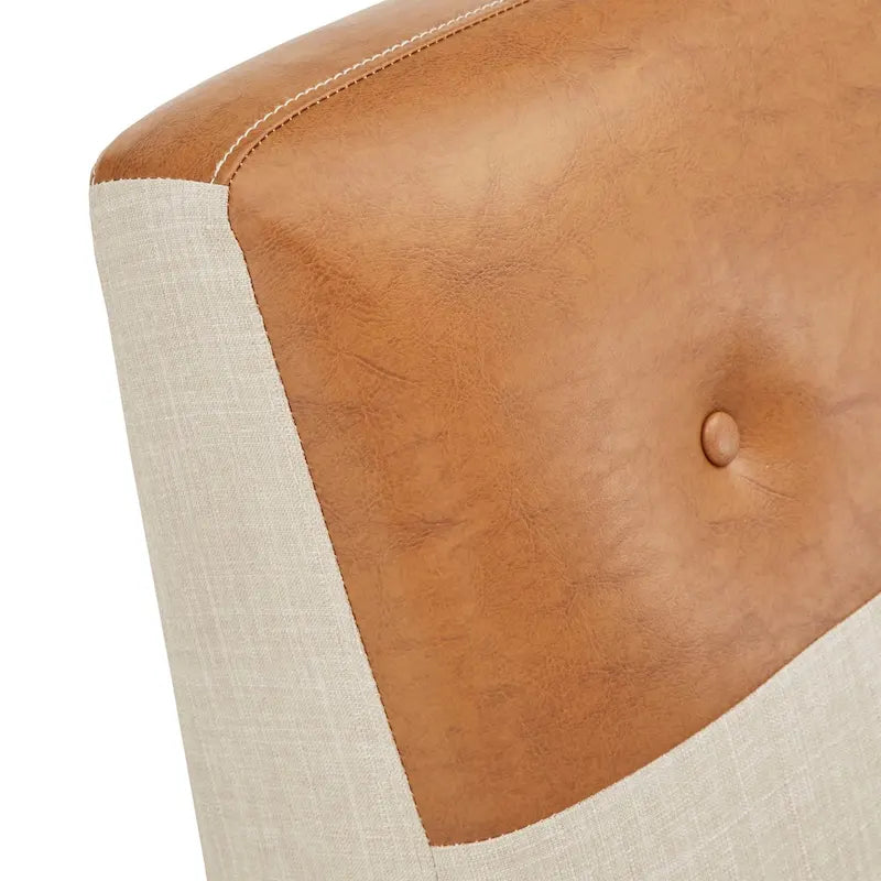 Poltrona reclinabile push-back bicolore