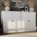 100% Solid Wood Sideboard with Glass or Solid Wood Doors by  - 64 x 35.75
