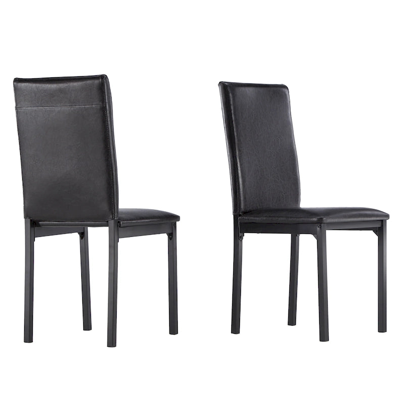 Sedia da pranzo imbottita in metallo Espresso (set da 2)