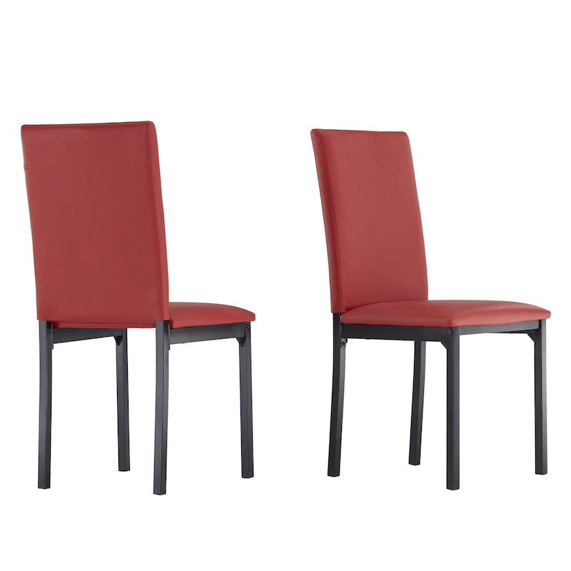 Sedia da pranzo imbottita in metallo Espresso (set da 2)