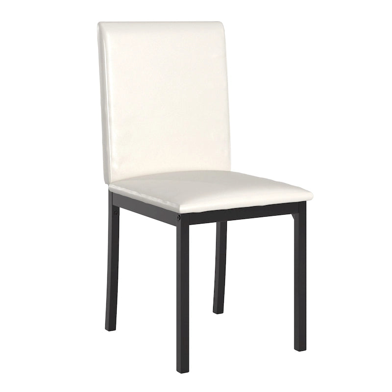 Sedia da pranzo imbottita in metallo Espresso (set da 2)