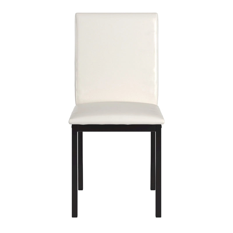 Sedia da pranzo imbottita in metallo Espresso (set da 2)