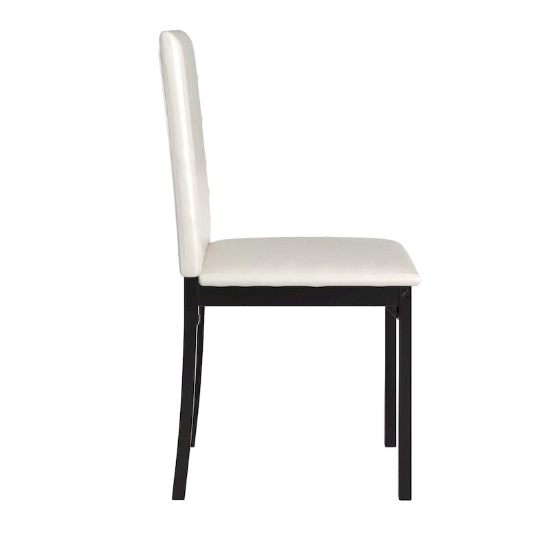 Sedia da pranzo imbottita in metallo Espresso (set da 2)