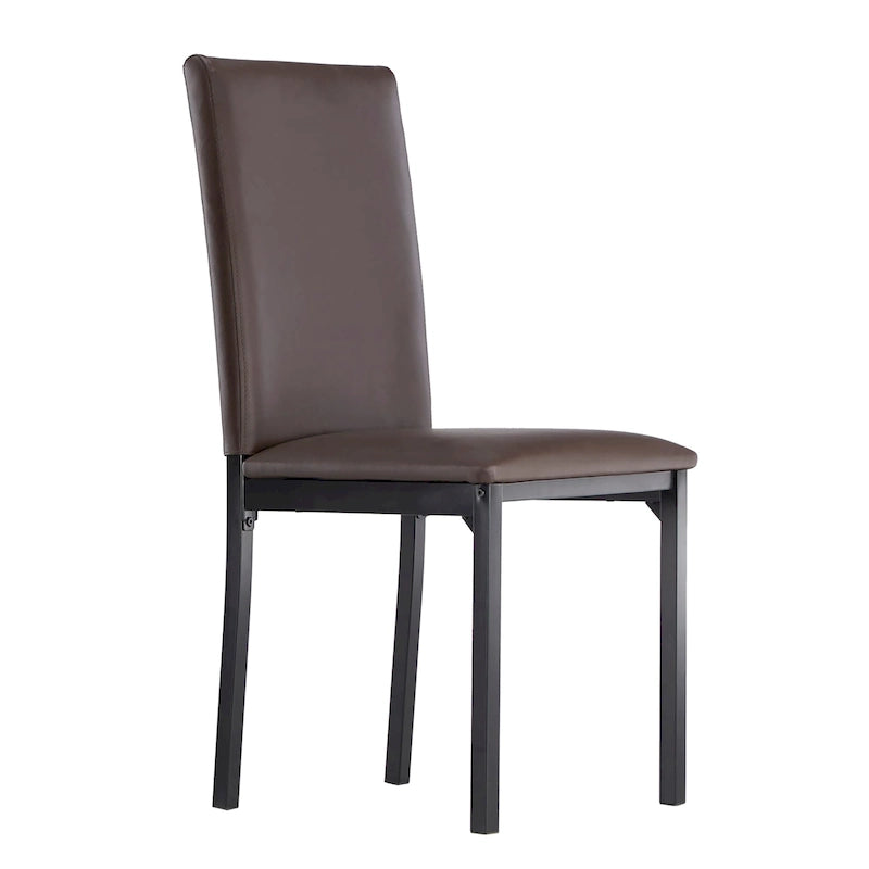 Sedia da pranzo imbottita in metallo Espresso (set da 2)