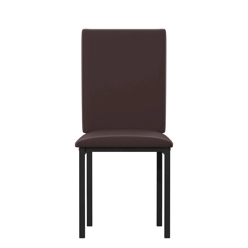 Sedia da pranzo imbottita in metallo Espresso (set da 2)
