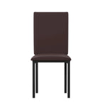 Sedia da pranzo imbottita in metallo Espresso (set da 2)