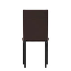 Sedia da pranzo imbottita in metallo Espresso (set da 2)