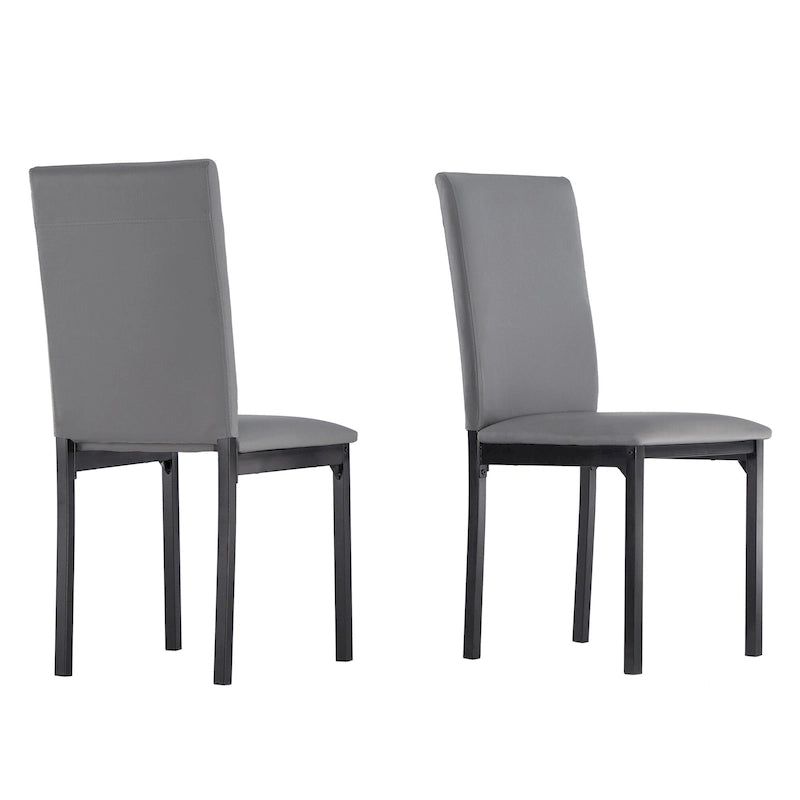 Sedia da pranzo imbottita in metallo Espresso (set da 2)