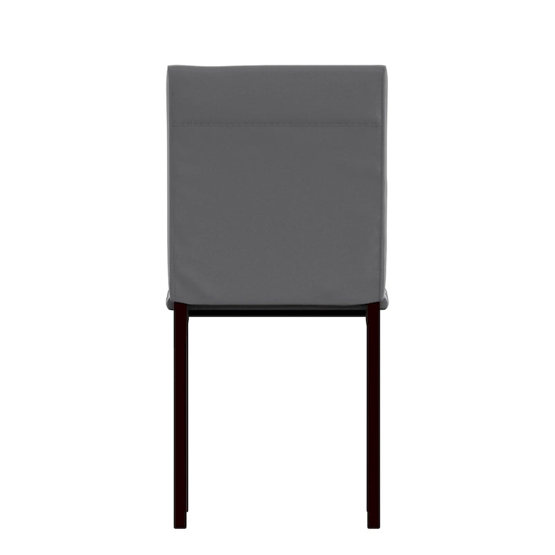 Sedia da pranzo imbottita in metallo Espresso (set da 2)