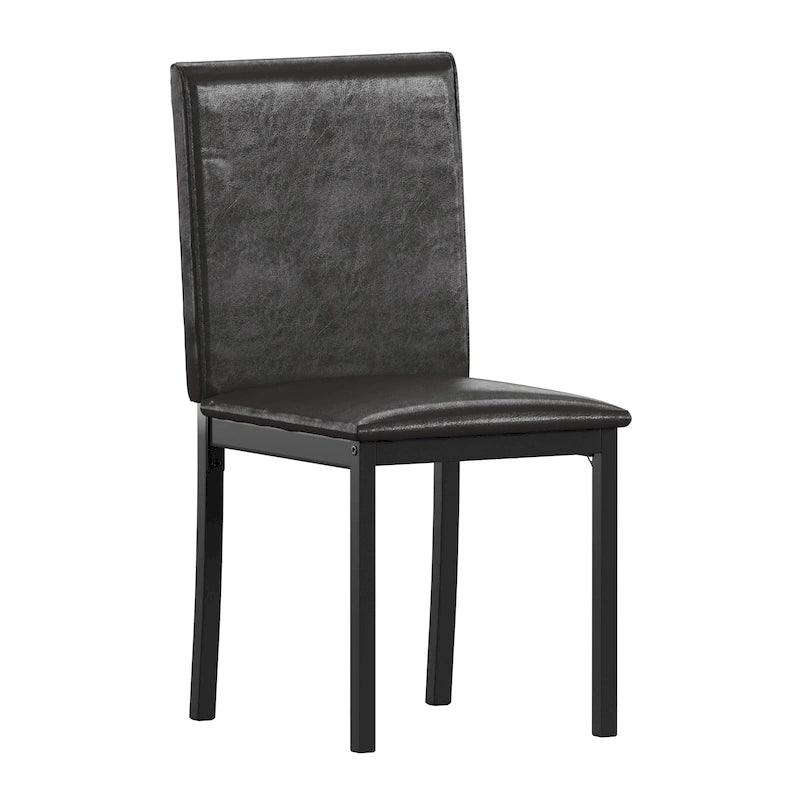 Sedia da pranzo imbottita in metallo Espresso (set da 2)