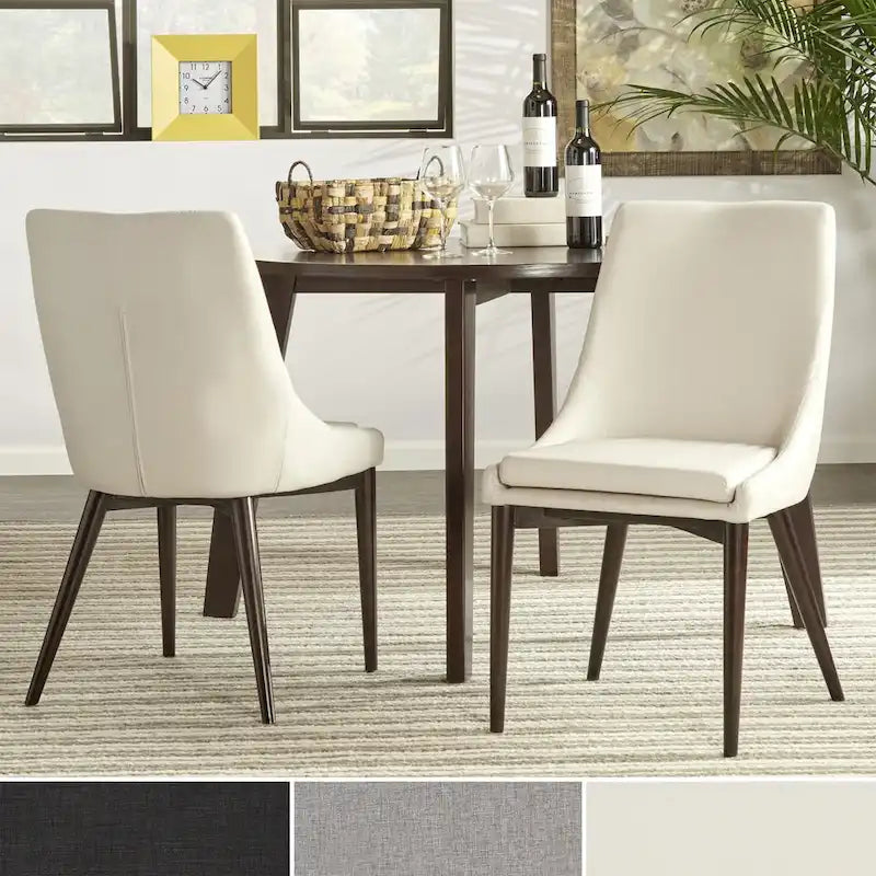 Sasha Mid-century Barrel-back Dining Chairs (Set of 2) by  Modern