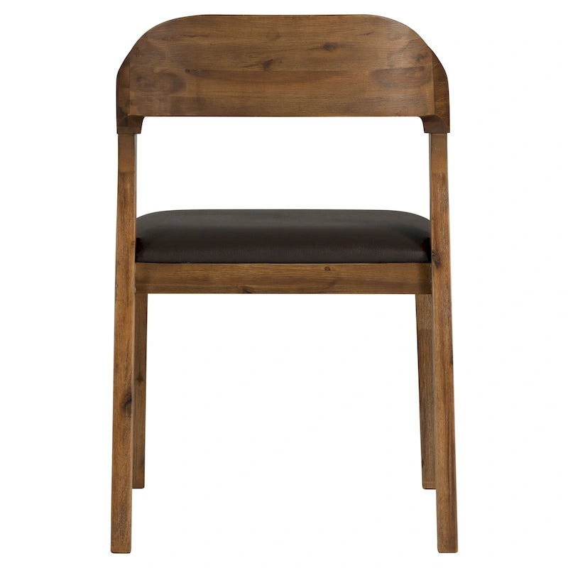 Sedia da pranzo in legno stile Mid-Century