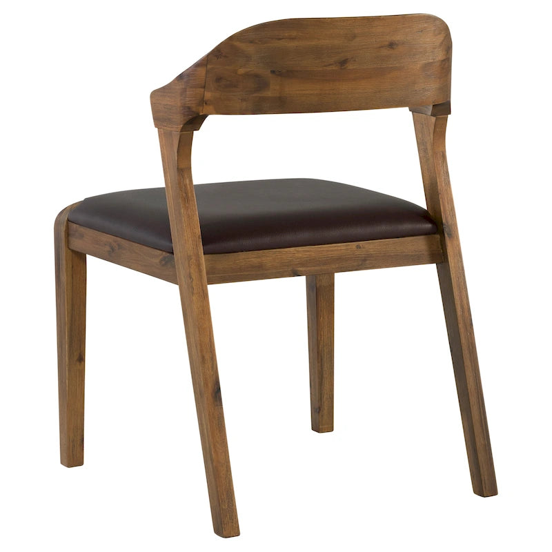 Sedia da pranzo in legno stile Mid-Century