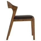 Sedia da pranzo in legno stile Mid-Century