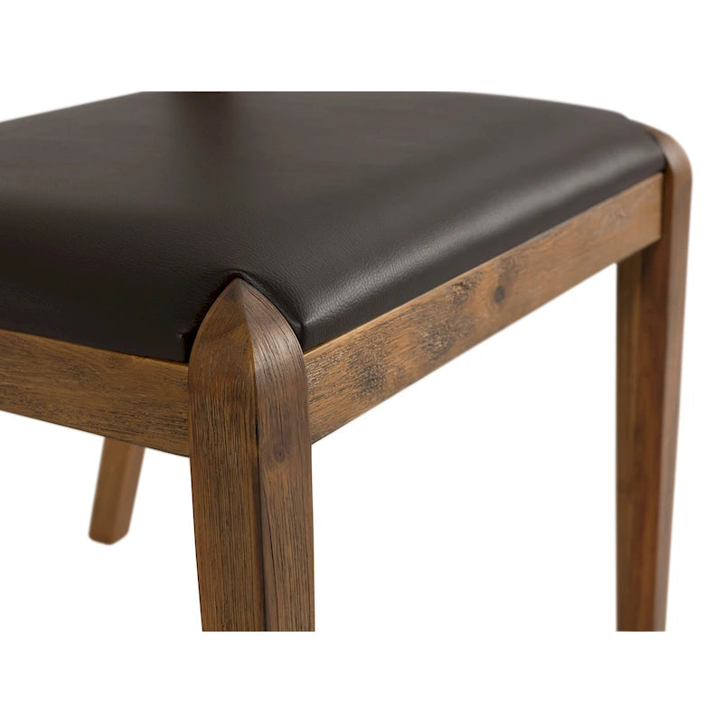 Sedia da pranzo in legno stile Mid-Century