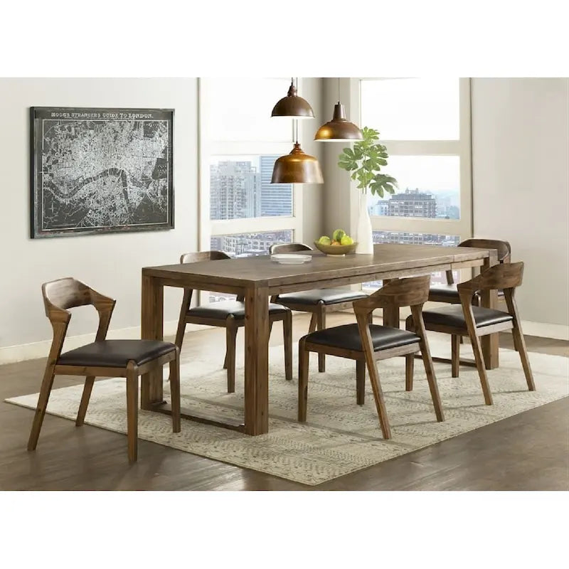 Sedia da pranzo in legno stile Mid-Century
