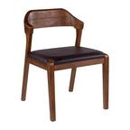 Sedia da pranzo in legno stile Mid-Century